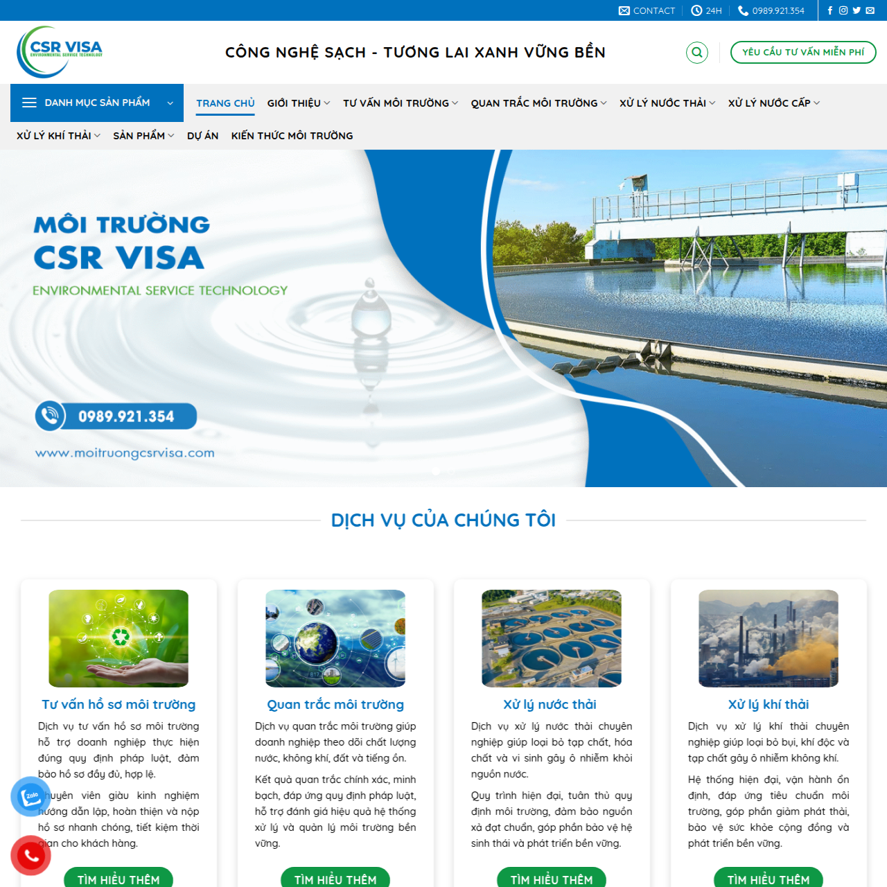 Website môi trường