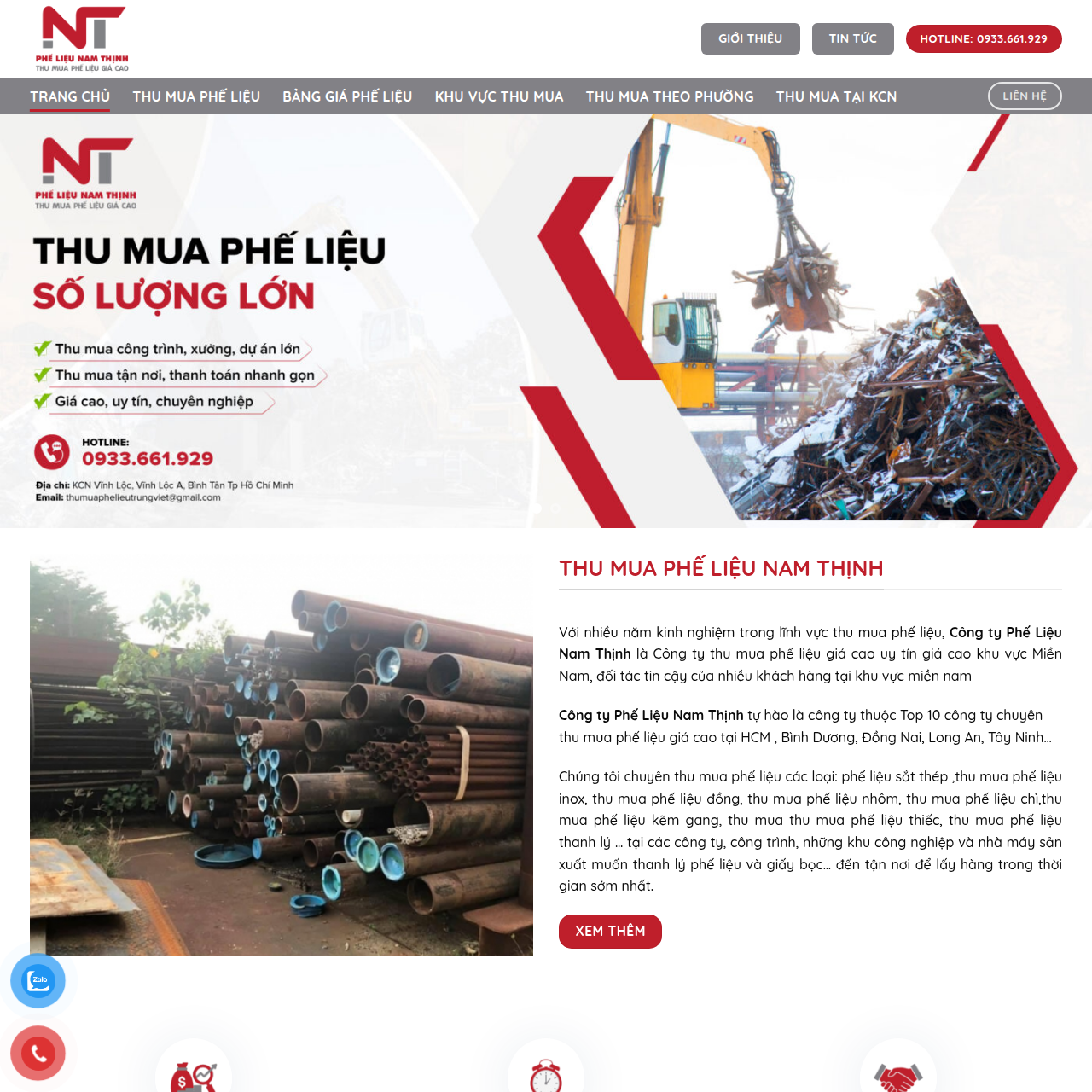 Website phế liệu