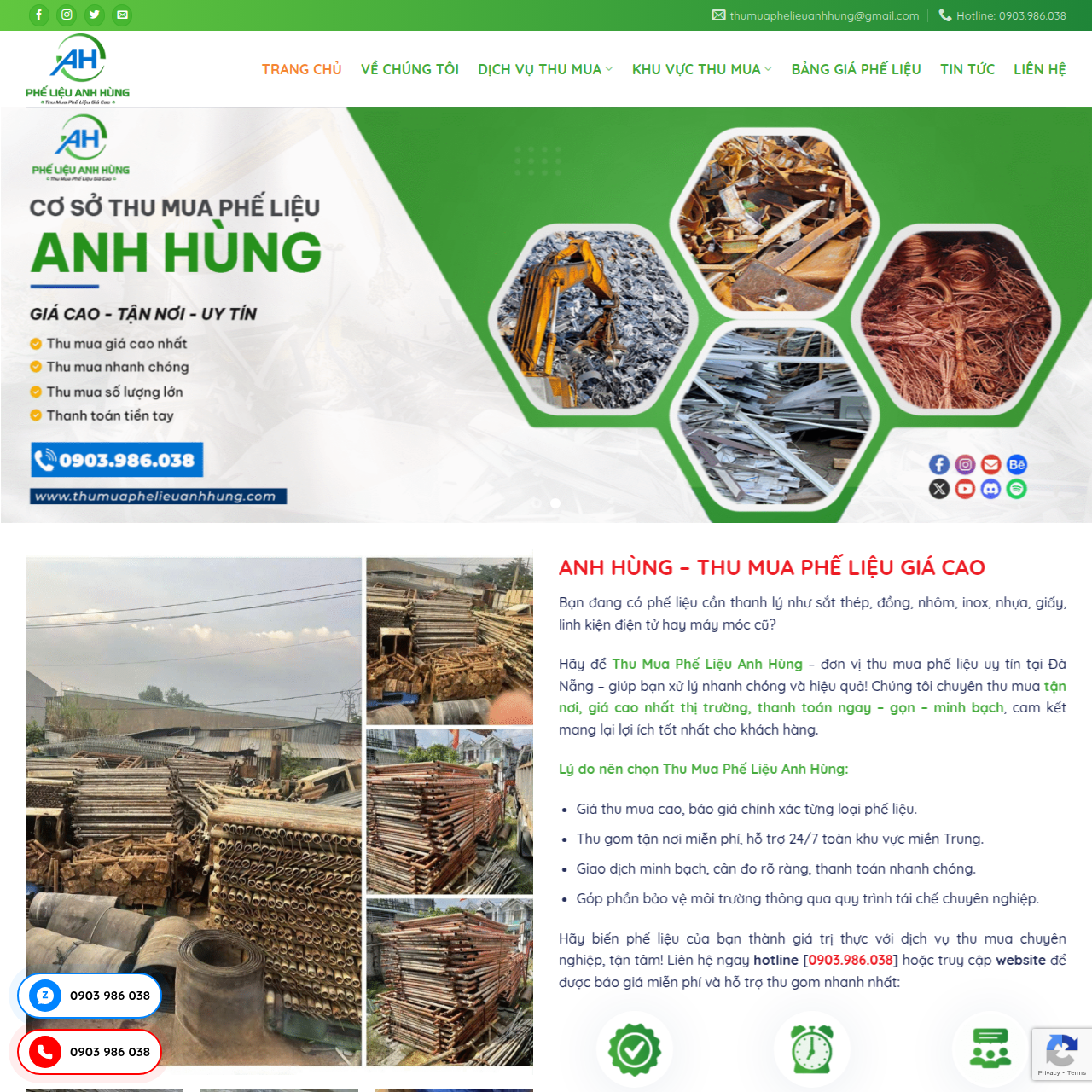 Website phế liệu